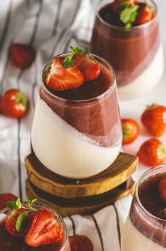 Strawberry Panna Cotta