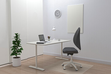 Workstation Frame and Screen Mockup