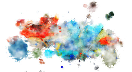 Brushed Painted Abstract Background. Brush stroked painting. Artistic vibrant and colorful wallpaper..