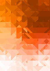 Intersecting shapes design on white background. Abstract minimalistic wallpaper. Colorful geometric template.