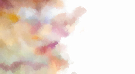 Watercolor painted background. Abstract Illustration wallpaper. Brush stroked painting. 2D Illustration.