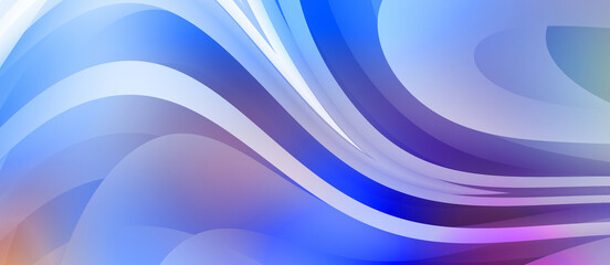 Abstract background with colorful gradient. Vibrant graphic wallpaper with stripes design. Fluid 2D illustration of modern movement.