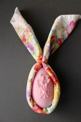 Easter eggs shaped candles. Soy wax blend hand-poured candles for easter decoration