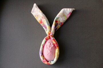 Easter eggs shaped candles. Soy wax blend hand-poured candles for easter decoration