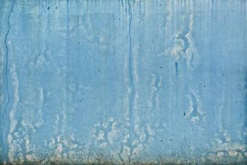 Mouldy blue wall abstract background