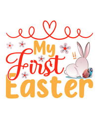 Easter t shirt, mug designs