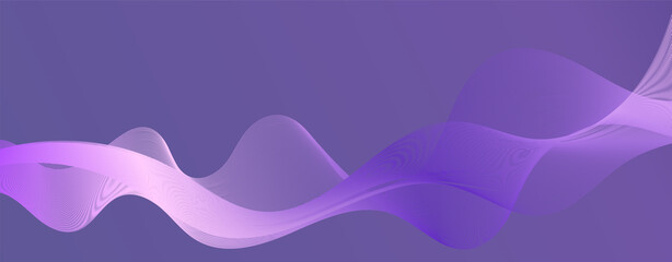 Fluid 3d background with smooth lines