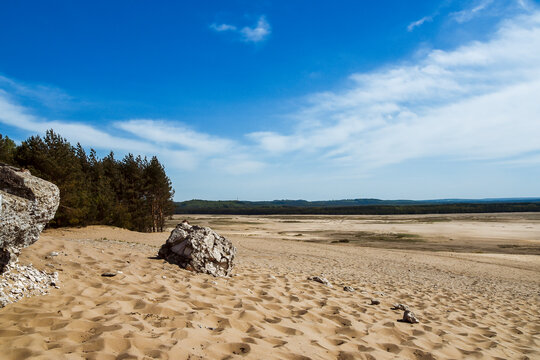 The Błędowska Desert is called the Polish Sahara. The largest area of ​​open inland sands in Europe. Beautiful dunes