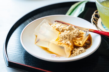 黒蜜きなこ寒天