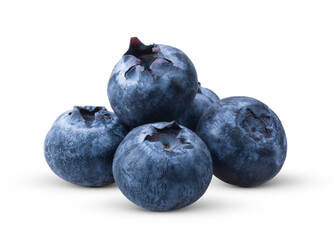 Obraz premium Blueberry isolated on the white background