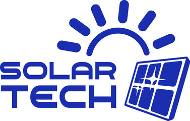 the icon symbol of solar panels. Renewable energy, solar panels station concept, green electricity