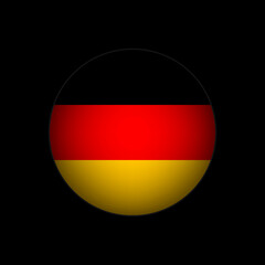 Country Germany. Germany flag. Vector illustration.