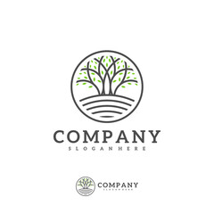 Tree logo vector template, Creative Tree logo design concepts