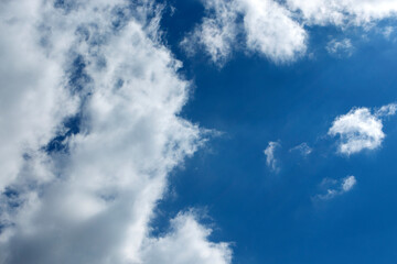 blue sky with clouds
