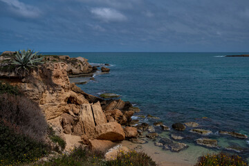 reef with crystal clear waters