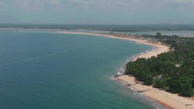 Coastline of Robertsport in Liberia