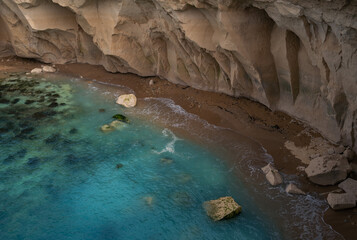 reef with crystal clear waters