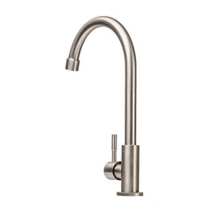 Water faucet on a white isolated background. Faucet for washbasin, kitchen, bathroom, shower.