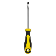 Screwdriver on a white isolated background