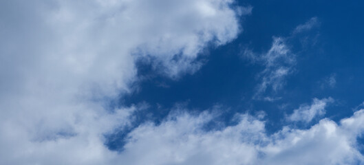 blue sky with clouds