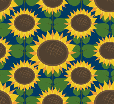 sunflowers pattern