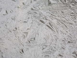 The background is due to ice. Texture of frozen water
