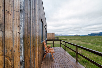 Stylish buildings located in countryside