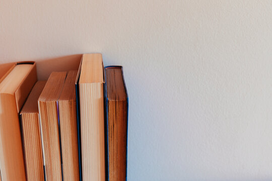 Detail of books together