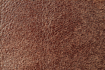 Deep brown leather texture. Skin pattern background