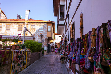 Fototapeta na wymiar streets of Kaleiçi, Antalya