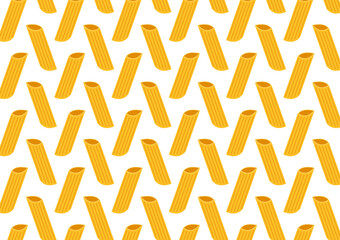 Fototapeta premium Penne noodle vector. Penne noodle pattern wallpaper.