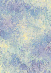 幻想的な水色の水彩テクスチャ背景
