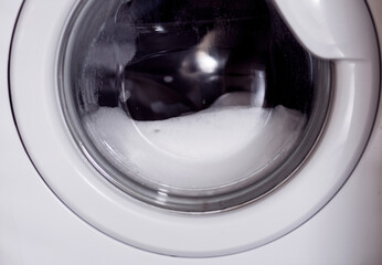 washing machine make foam.