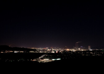 Fototapeta premium city skyline at night