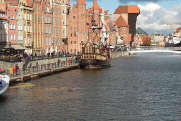 Naklejka premium Miasto Gdańsk