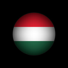 Fototapeta premium Country Hungary. Hungary flag. Vector illustration.