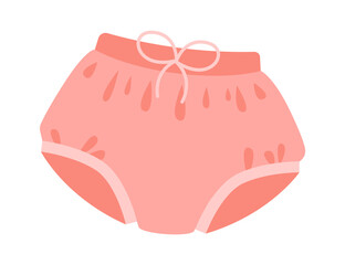 Baby Girl shorts. Vector illustration