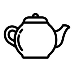 Teapot   Flat Icon Isolated On White Background