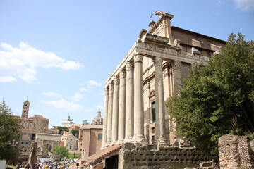 Fototapeta na wymiar The Forum Romanum, Rome