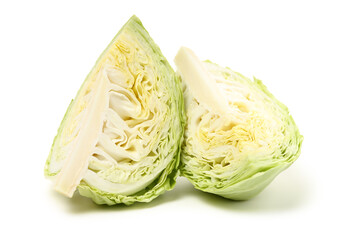 cabbage on a white background