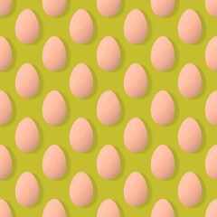 Easter seamless pattern with eggs for wallpaper and fabrics and textiles and packaging and gifts 
