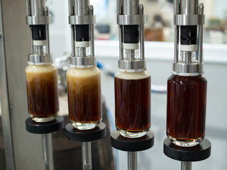 Factory Whiskey Bottles