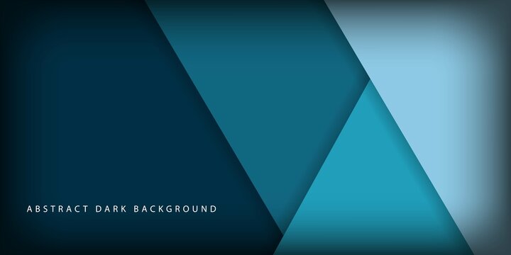 Blue background vector overlap layer on dark space for background design. editable Eps10 Vector Template