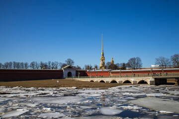 View of the Peter and Paul Fortress