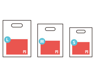 有料レジ袋のアイコン