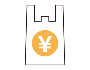 有料レジ袋のアイコン