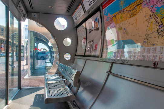 Dubai bus stop