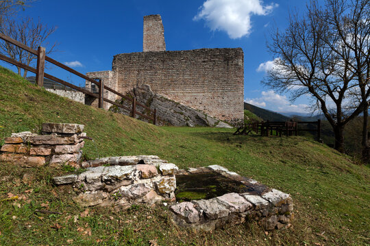Stronghold Ruins of Rocca di Varano Italia