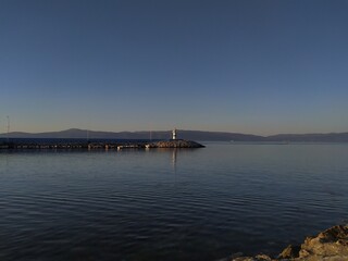 pier at sunset