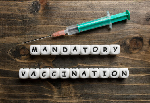 Corona virus Covid-19 vaccine text background